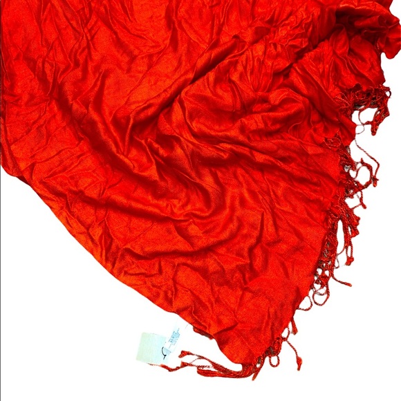 Bijoux Terner pashmina orange red scarf new with tags - Picture 1 of 4